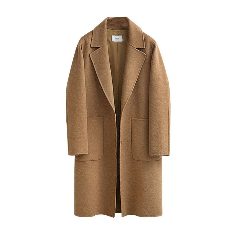 W&W Mode | Dicker langer Wollmantel