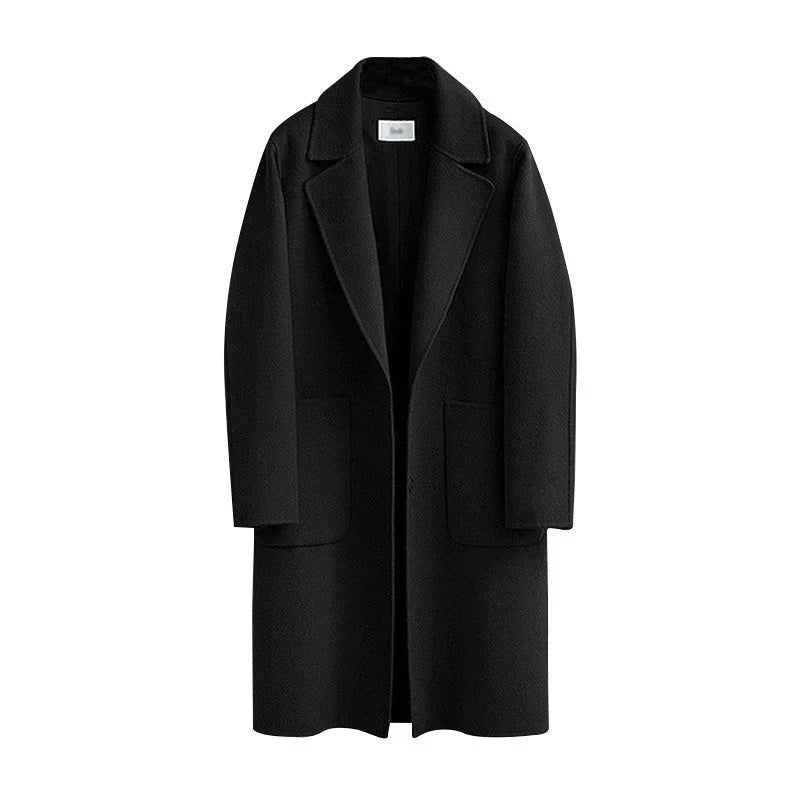 W&W Mode | Dicker langer Wollmantel