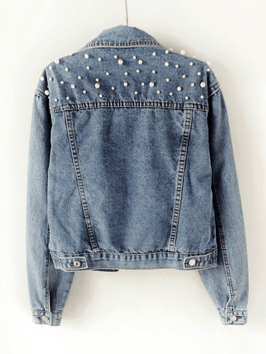 W&W Mode | Damen Jeansjacke für den täglichen Gebrauch