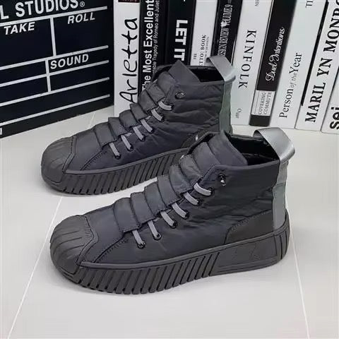 W&W Mode | Sportliche Sneakers mit mittelhohem Schaft