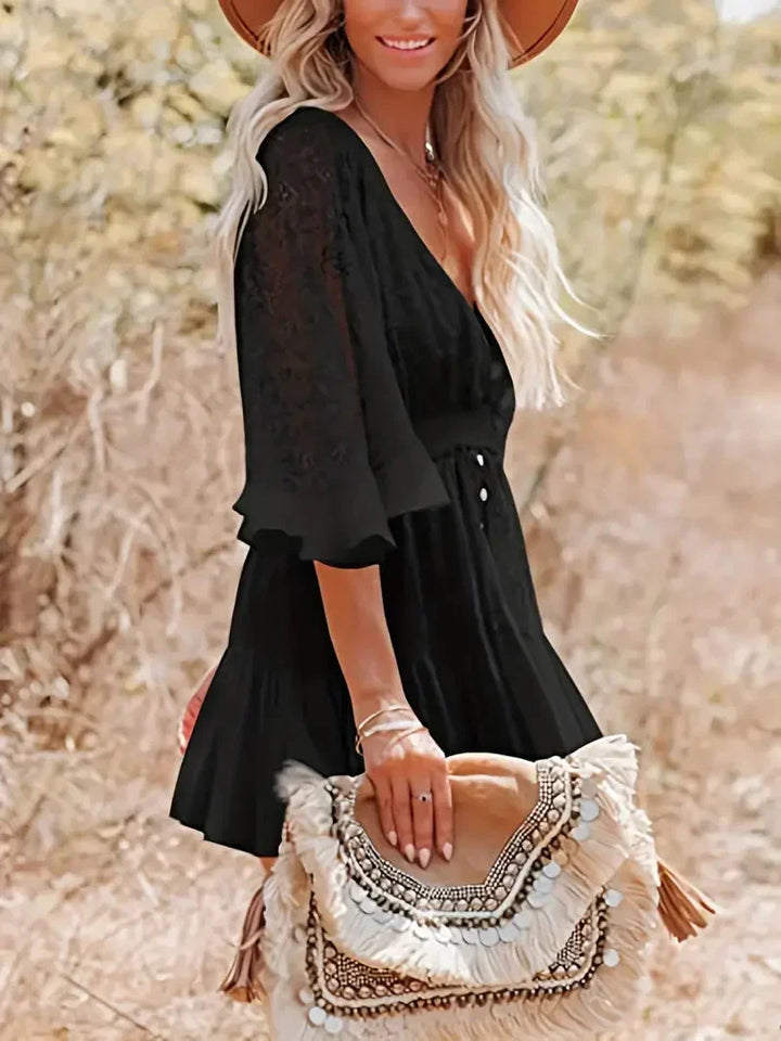 W&W Mode | Boho Minikleid für Damen