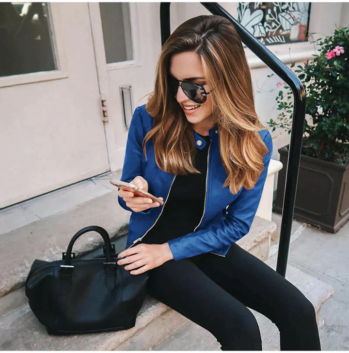 Damen Lederjacke