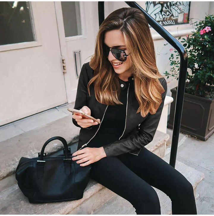 Damen Lederjacke
