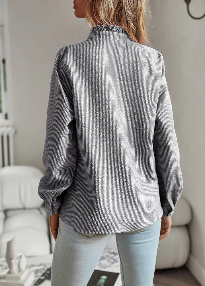 W&W Mode Bluse | Elegantes Hemd für Frauen mit Rüschen