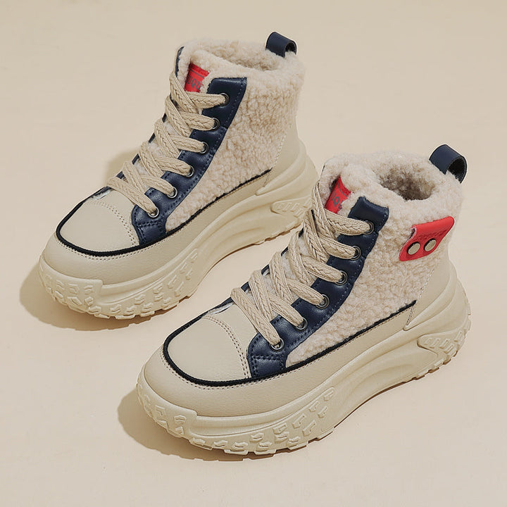 W&W Mode – Wasserdichte Plüsch-Stiefeletten