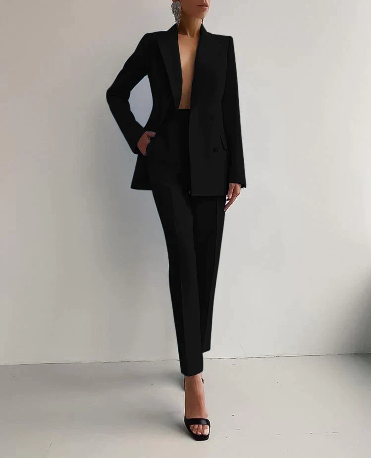 W&W Mode | Elegantes Blazer Und Hosen Satz Für Damen