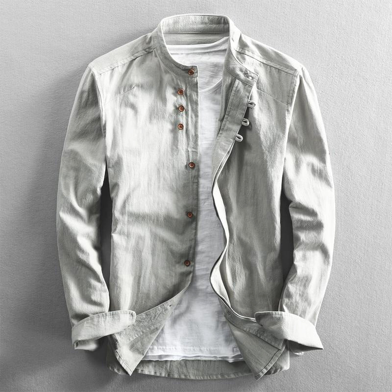 W&W Mode | Essence Elegantes Japanisches Leinenhemd