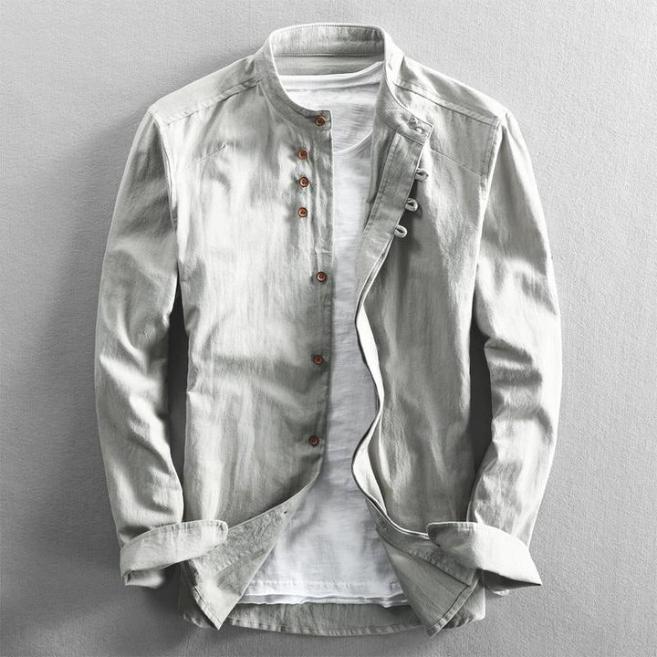 W&W Mode | Essence Elegantes Japanisches Leinenhemd
