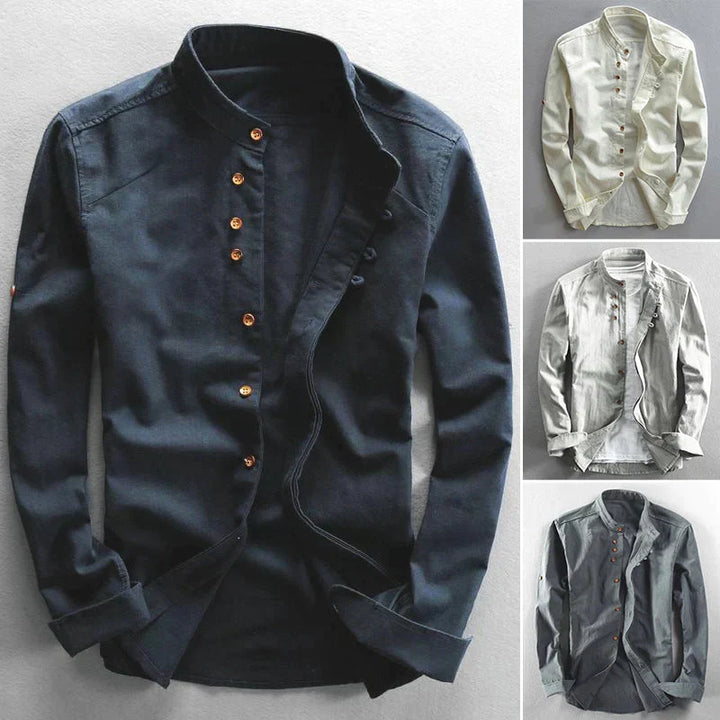 W&W Mode | Essence Elegantes Japanisches Leinenhemd