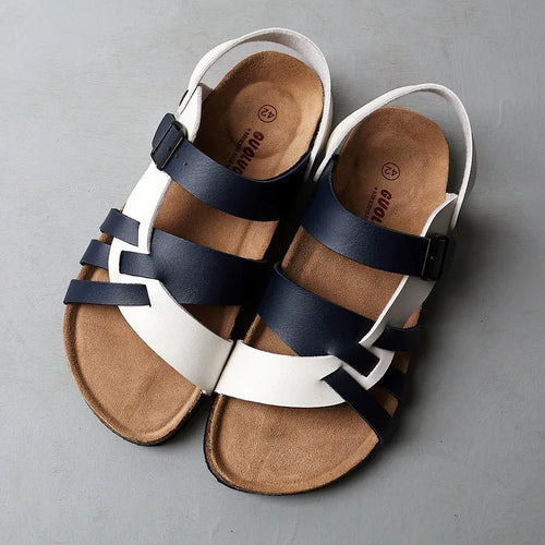W&W Mode | Orthopädische Leder Sandalen Mit Optimaler Unterstützung