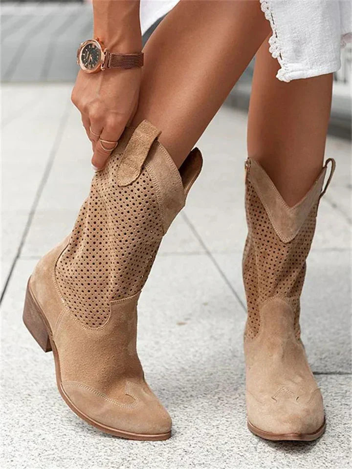 W&W Mode | Weiße Cowboystiefel Für Damen
