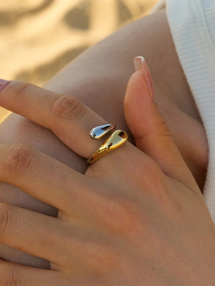 W&W Mode | Ring Gold Silber Aus Hochwertigem Edelstahl
