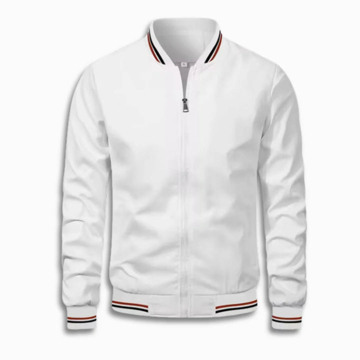 Herren Lässige Übergangsjacke mit Wasserabweisender Oberfläche & Stehkragen W&W Mode