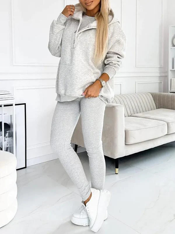 W&W Mode | Set Oversize Hoodie Leggings Loungewear Set Damenbekleidung