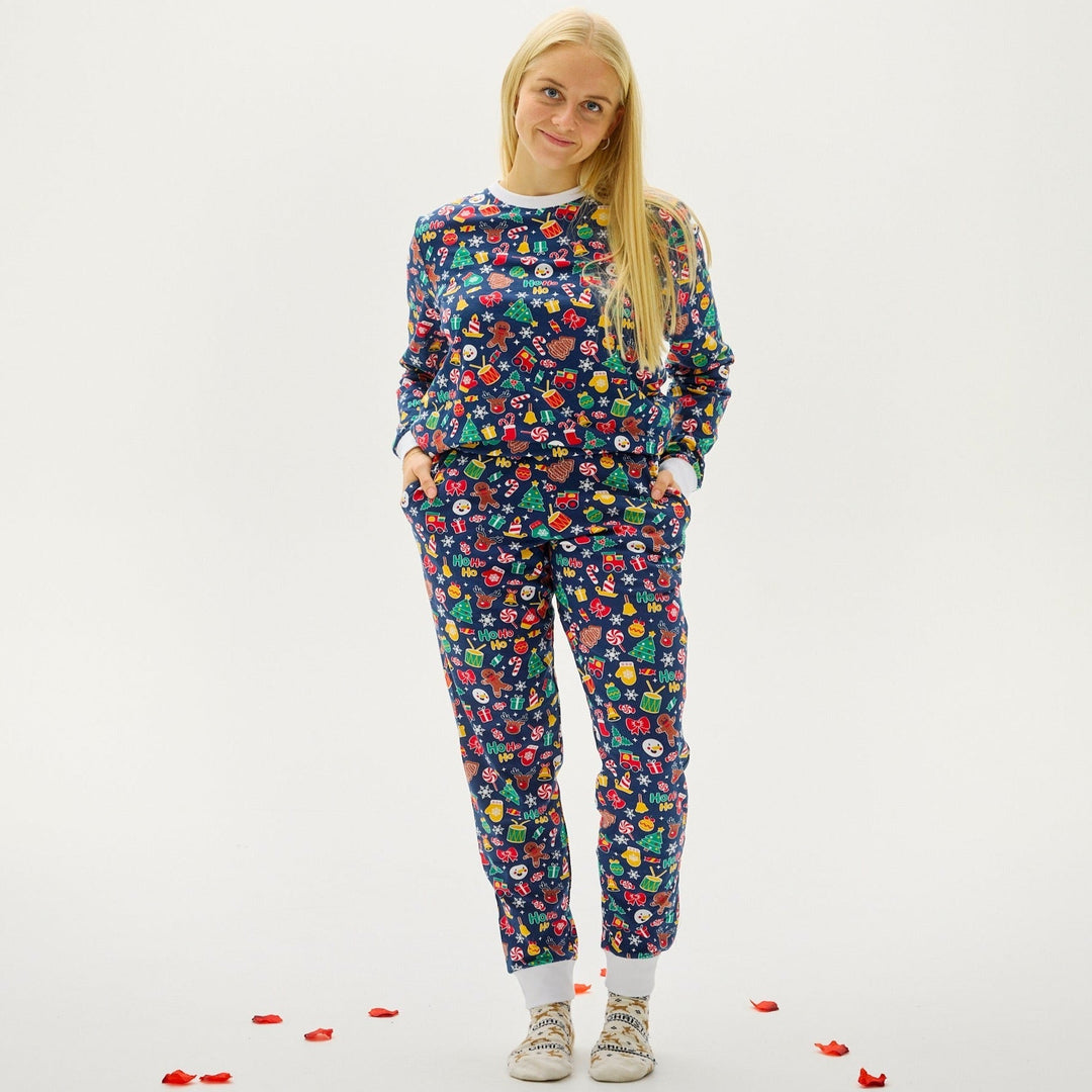 W&W Mode | Verrückter Weihnachts-Pyjama - Damen