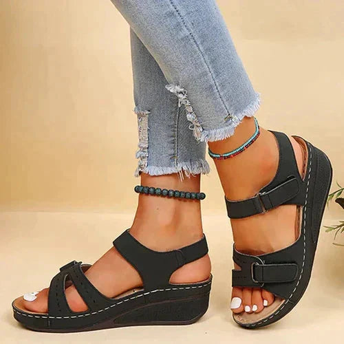 W&W Mode | Sandalen Bequeme Ortho-Sandalen für Frauen