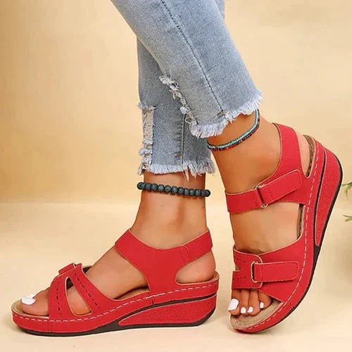 W&W Mode | Sandalen Bequeme Ortho-Sandalen für Frauen