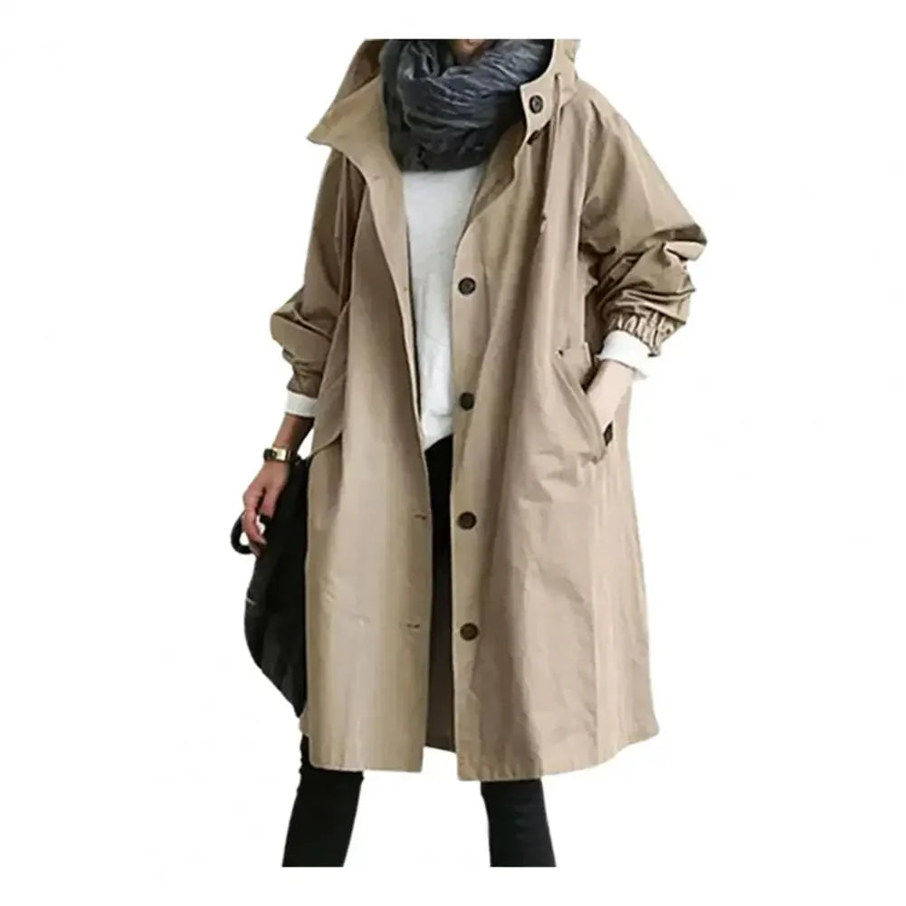W&W Mode | Stylischer Windbreaker-Trenchcoat für Damen