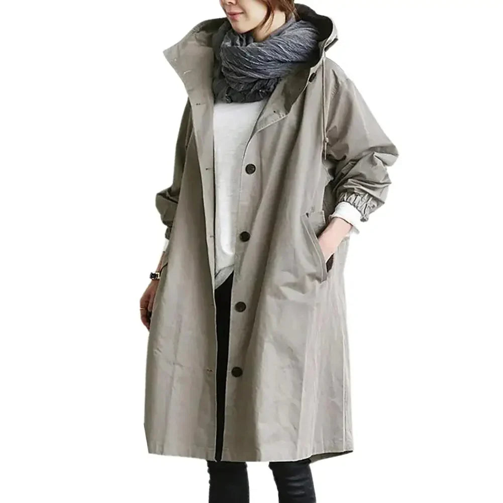 W&W Mode | Stylischer Windbreaker-Trenchcoat für Damen