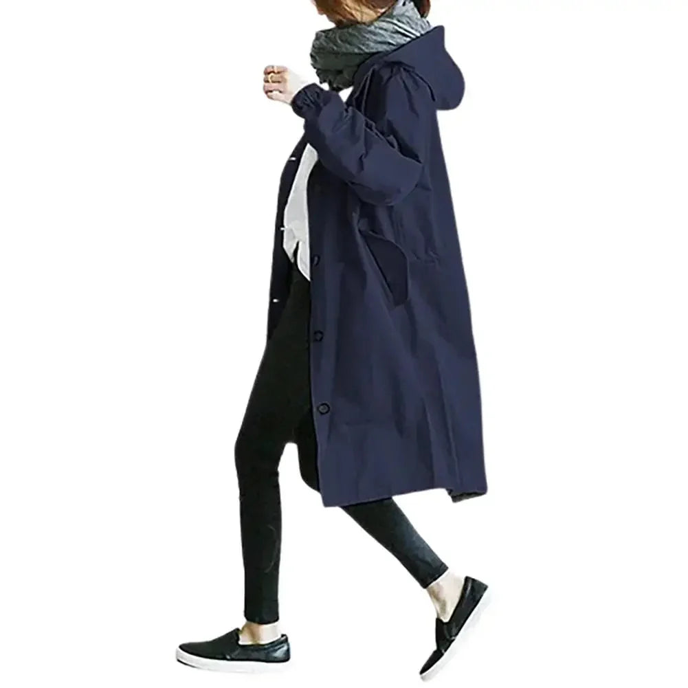 W&W Mode | Stylischer Windbreaker-Trenchcoat für Damen