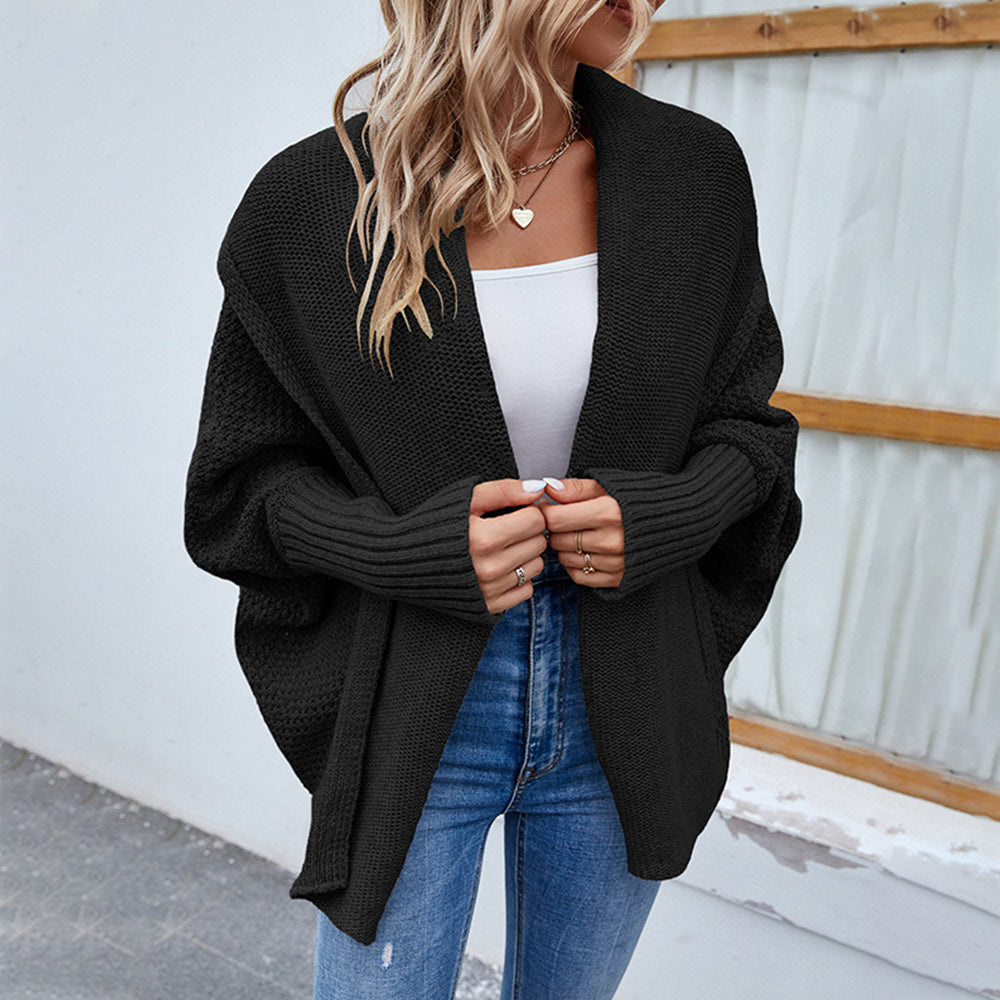 W&W Mode | Strickpullover mit Fledermausärmeln für Damen