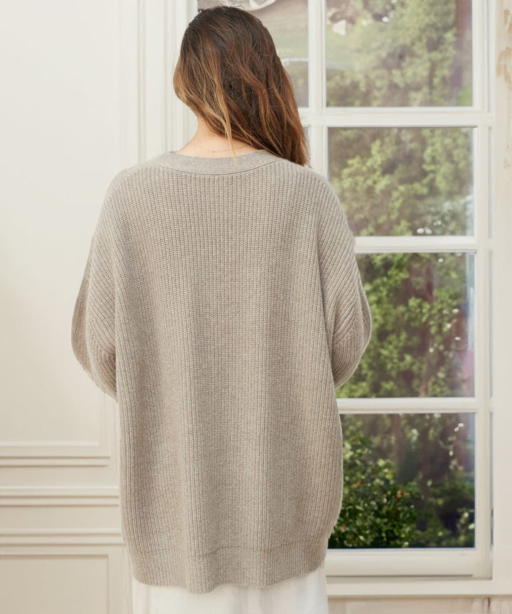 W&W Mode | Strickjacke Übergröße Knopfleiste Strickjacke Damenbekleidung