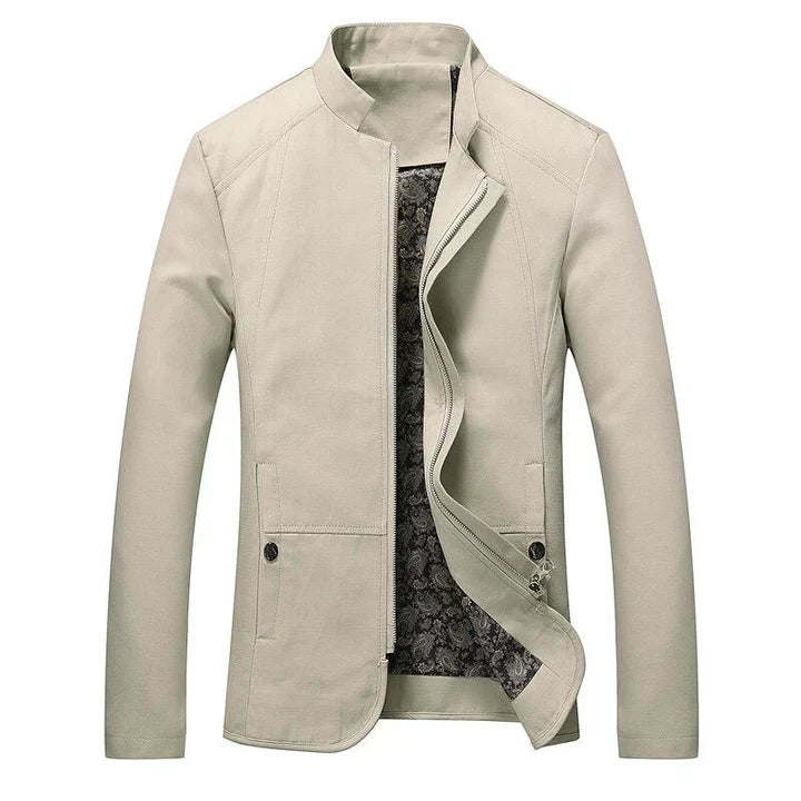 W&W Mode | Herren Ubergangsjacke Mit Seitentaschen