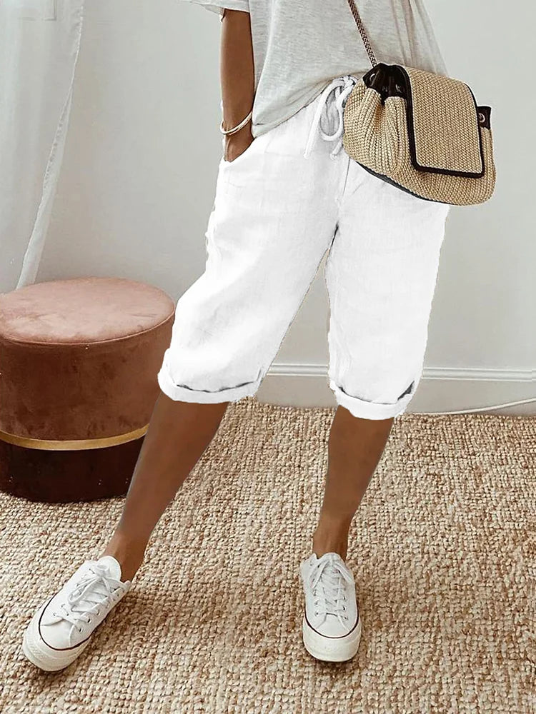 W&W Mode | Stylische Baumwoll Leinen Hosen Für Frauen