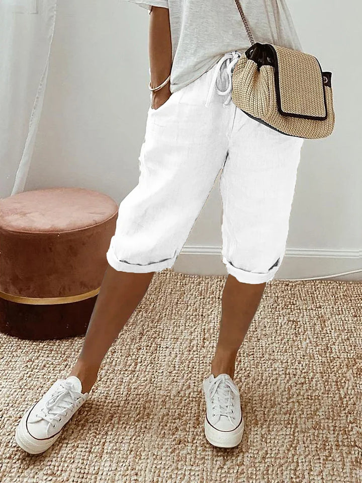 Jadey️ | BAUMWOLL-LEINEN-DAMEN-SHORTS (1+1 FREI)