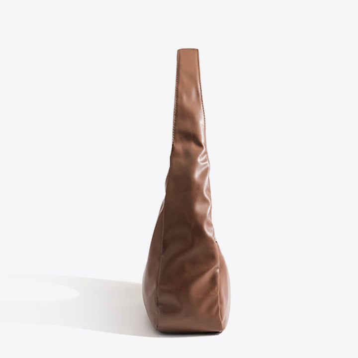 Hobo-Umhängetasche aus Kunstleder Kuriertasche