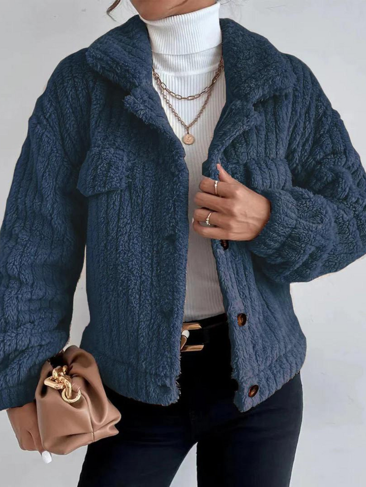 W&W Mode | Dicke Plüschjacke für Frauen