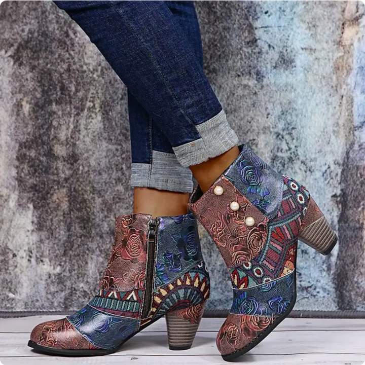 W&W Mode Retro-Stiefel - Lois