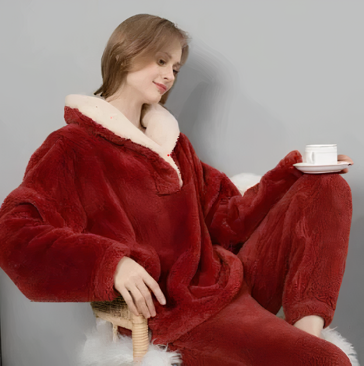 W&W Mode - Fleece-Pyjamaset Für Damen