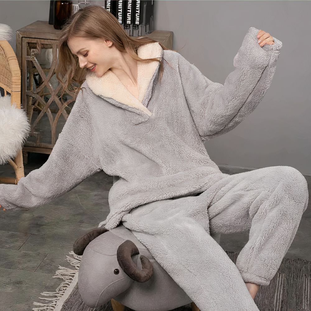 W&W Mode - Fleece-Pyjamaset Für Damen