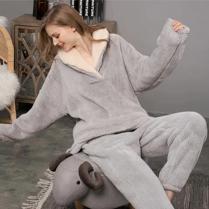 W&W Mode - Fleece-Pyjamaset Für Damen