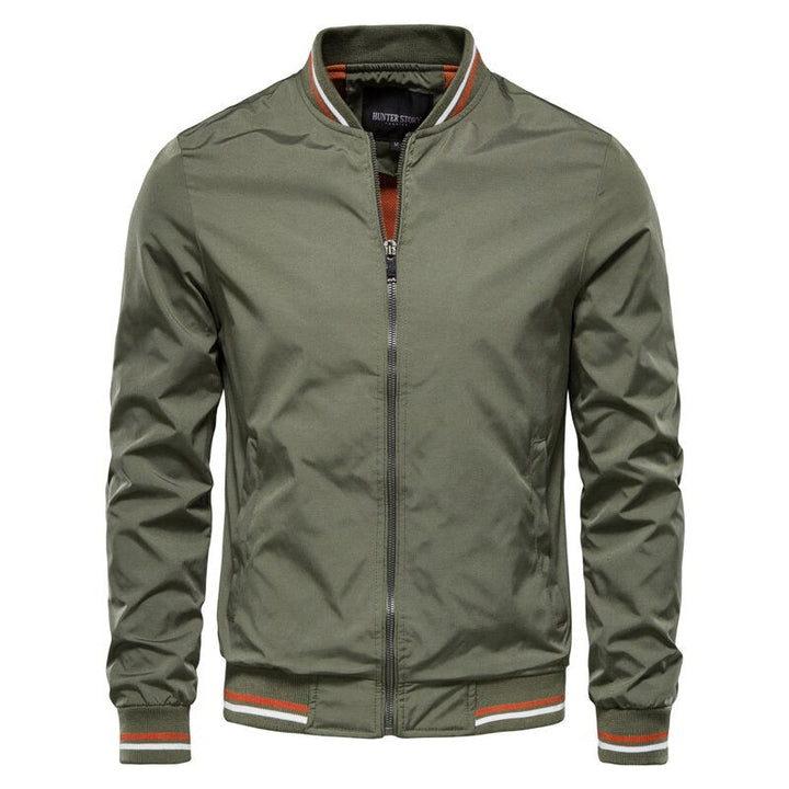 W&W Mode | Lässige Schlanke Passform Sommer Herren Bomberjacke