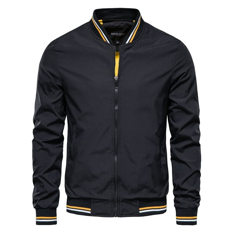 W&W Mode | Lässige Schlanke Passform Sommer Herren Bomberjacke