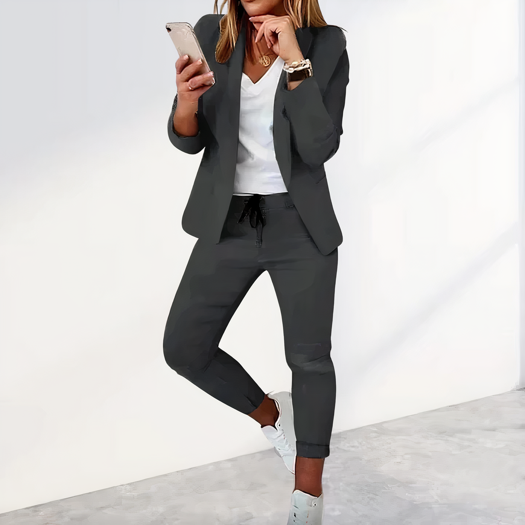W&W Mode | Damen Blazer und Hosen Set - Elegant & Professionell