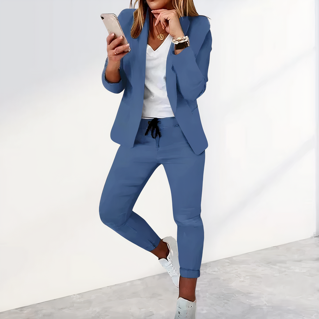 W&W Mode | Damen Blazer und Hosen Set - Elegant & Professionell