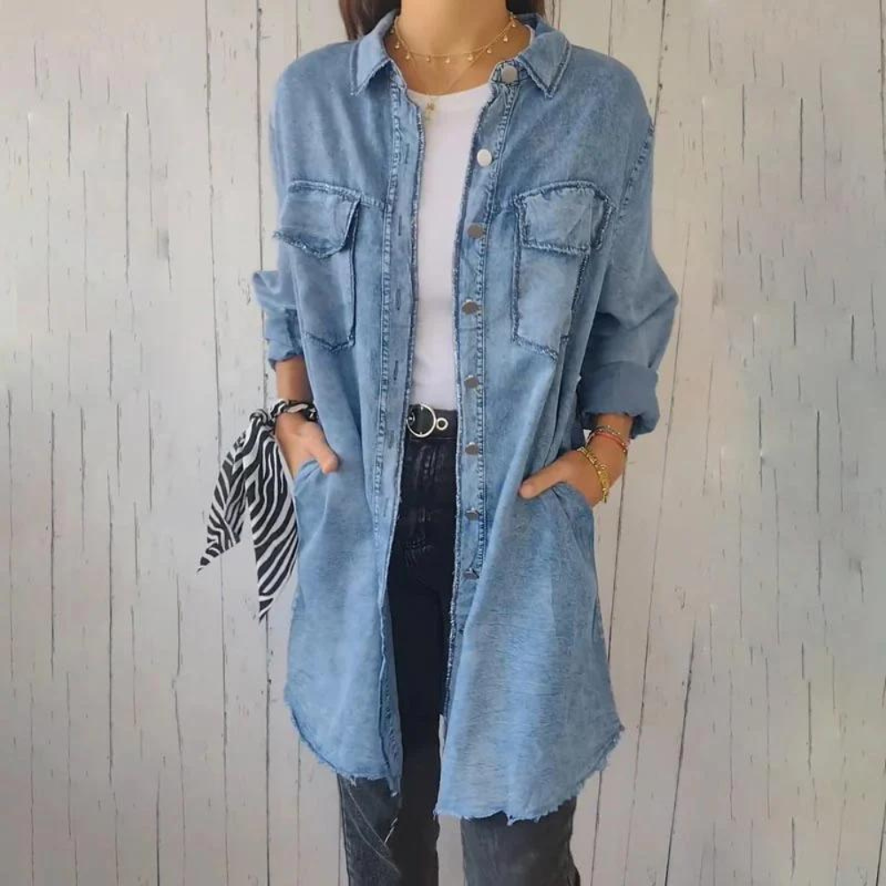Comodo estivaler Denim mantel
