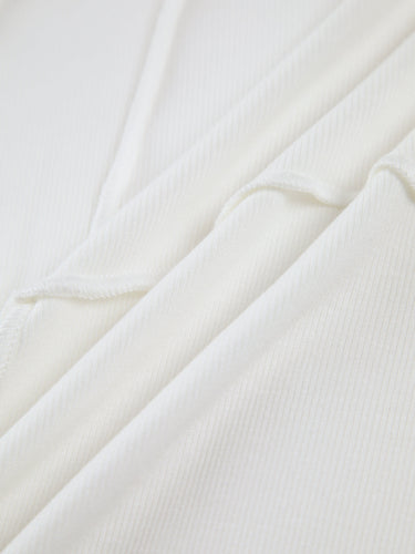W&W Mode | Oberteil Rundhalsausschnitt schmale Passform Basic Langarmshirt Damenbekleidung