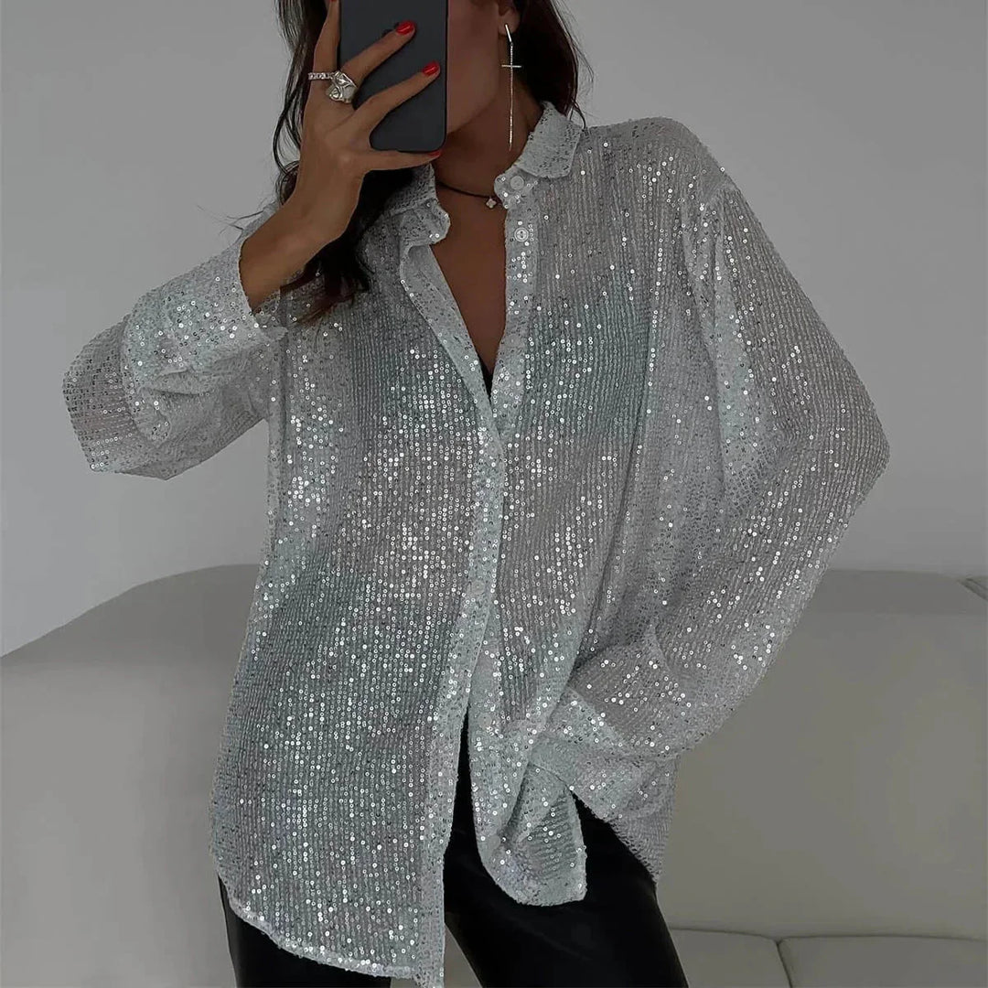 W&W Mode | Pailletten Glitzertop