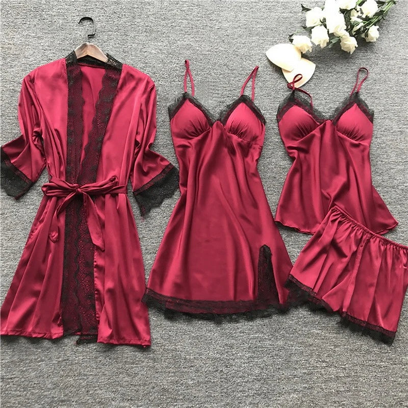 W&W Mode | Satin Pyjama Satz