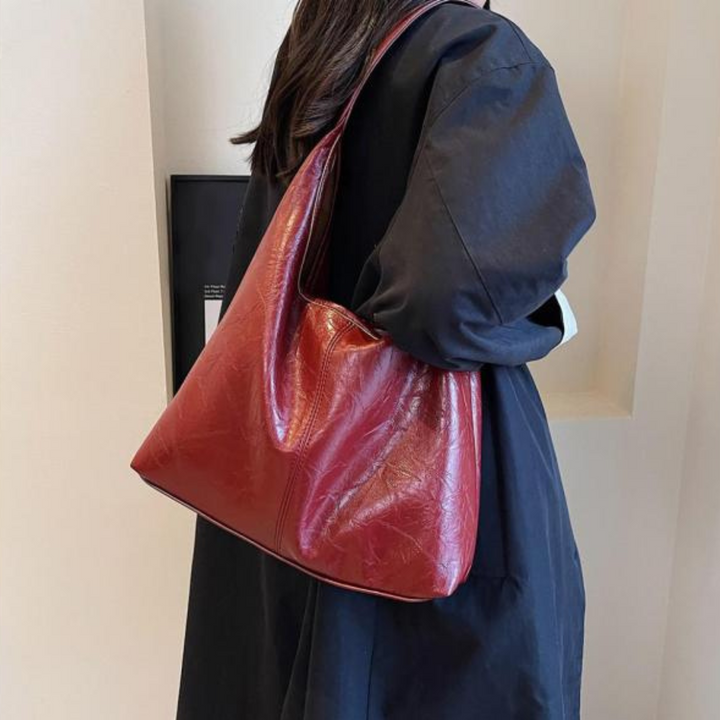 W&W Mode | Groß Kunstleder Umhängetasche Damenhandtasche