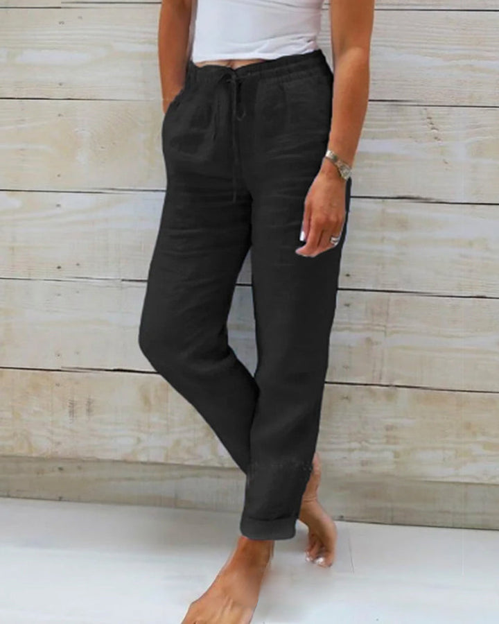 W&W Mode | Damenhose mit elastischer Taille und lockerem Sitz Sommerhose
