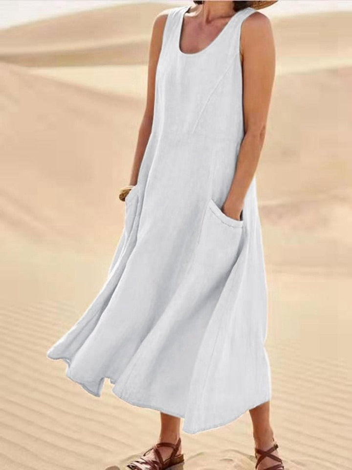 W&W Mode | Damen Fließendes Kleid