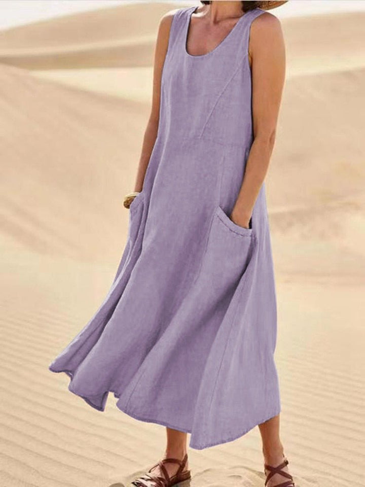 W&W Mode | Damen Fließendes Kleid