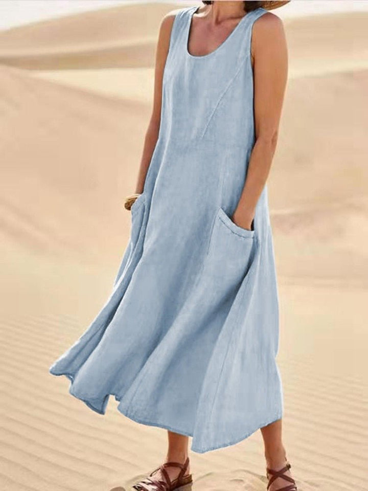 W&W Mode | Damen Fließendes Kleid