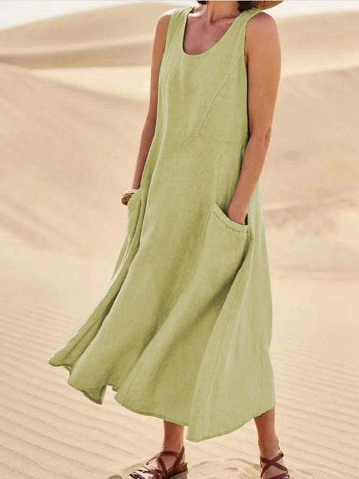 W&W Mode | Damen Fließendes Kleid