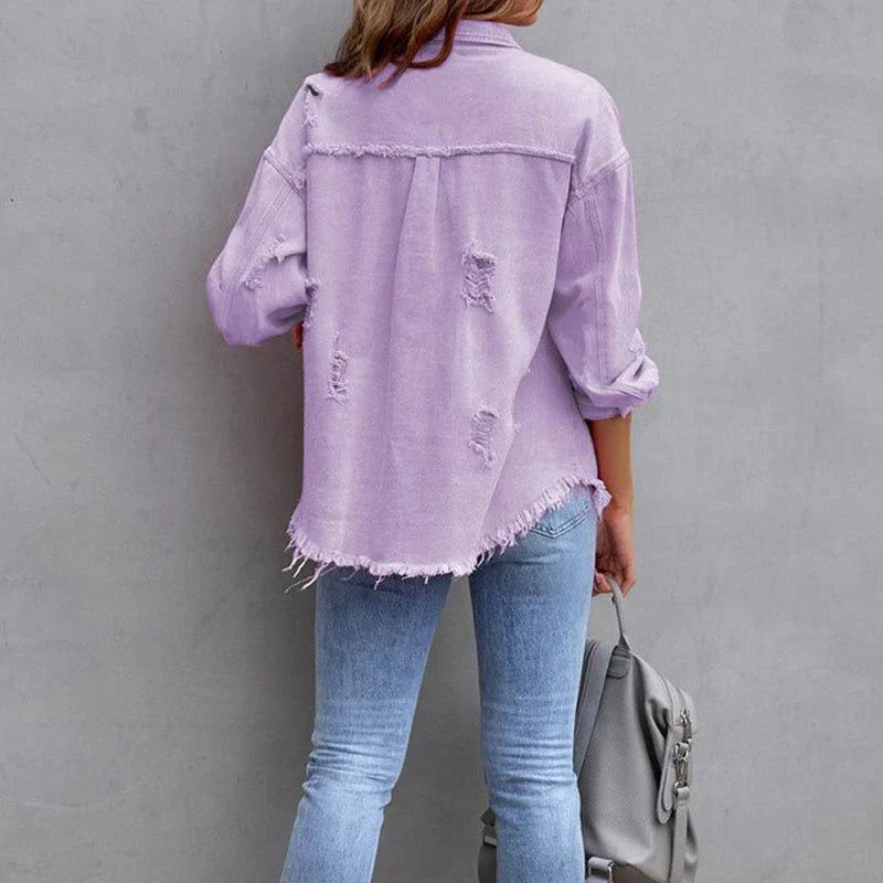 W&W Mode - Detaillierte Jeansjacke